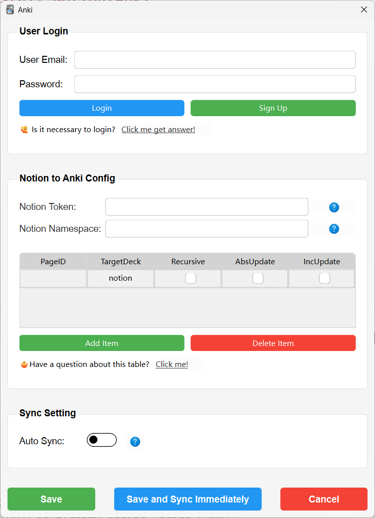 open setting