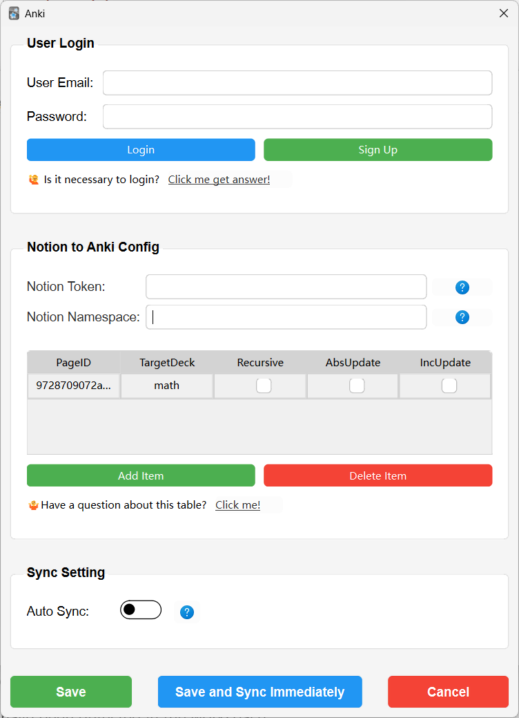 Configure Settings